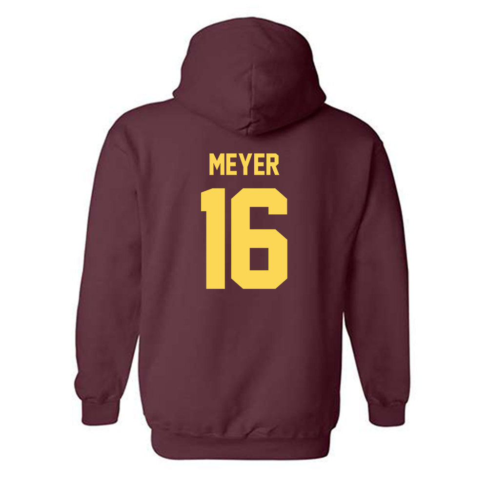 NSU - NCAA Football : Colten Meyer - Replica Shersey Hooded Sweatshirt-1