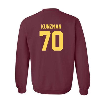 NSU - NCAA Football : Jeffrey Kunzman - Replica Shersey Crewneck Sweatshirt-1