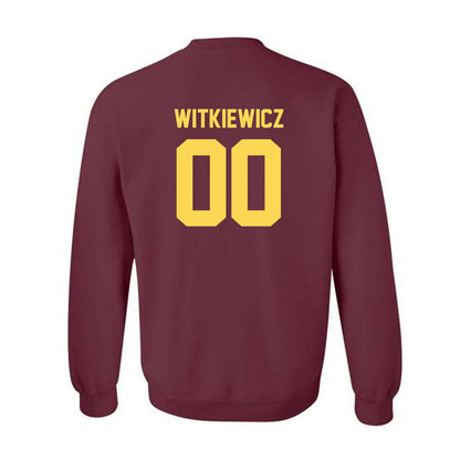 NSU - NCAA Football : Edward Witkiewicz - Replica Shersey Crewneck Sweatshirt-1