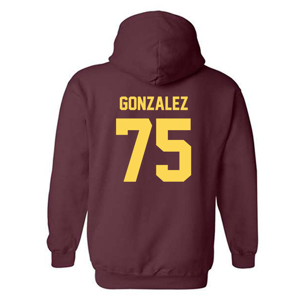 NSU - NCAA Football : Felipe Gonzalez - Replica Shersey Hooded Sweatshirt-1
