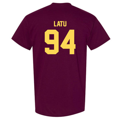 NSU - NCAA Football : Tau Latu - Replica Shersey T-Shirt-1