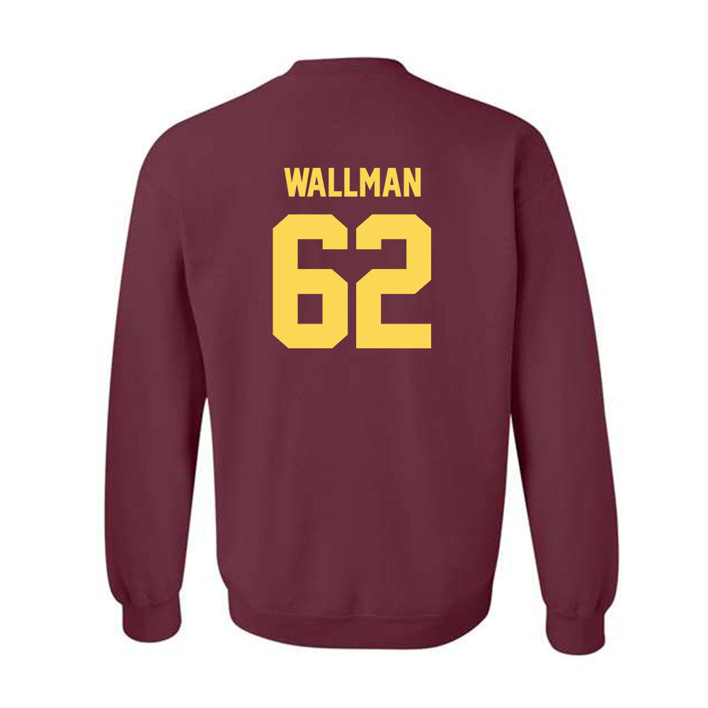 NSU - NCAA Football : Conner Wallman - Replica Shersey Crewneck Sweatshirt-1