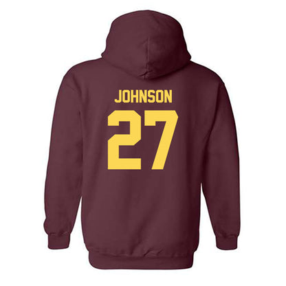 NSU - NCAA Football : Kale Johnson - Replica Shersey Hooded Sweatshirt-1