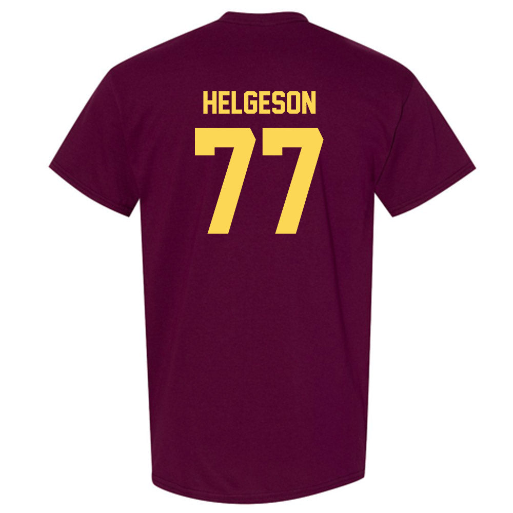 NSU - NCAA Football : Riley Helgeson - Replica Shersey T-Shirt-1