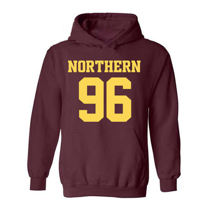 NSU - NCAA Football : Brock Pedersen - Replica Shersey Hooded Sweatshirt-0