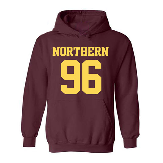 NSU - NCAA Football : Brock Pedersen - Replica Shersey Hooded Sweatshirt-0