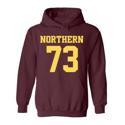 NSU - NCAA Football : Marek Bollig - Replica Shersey Hooded Sweatshirt-0