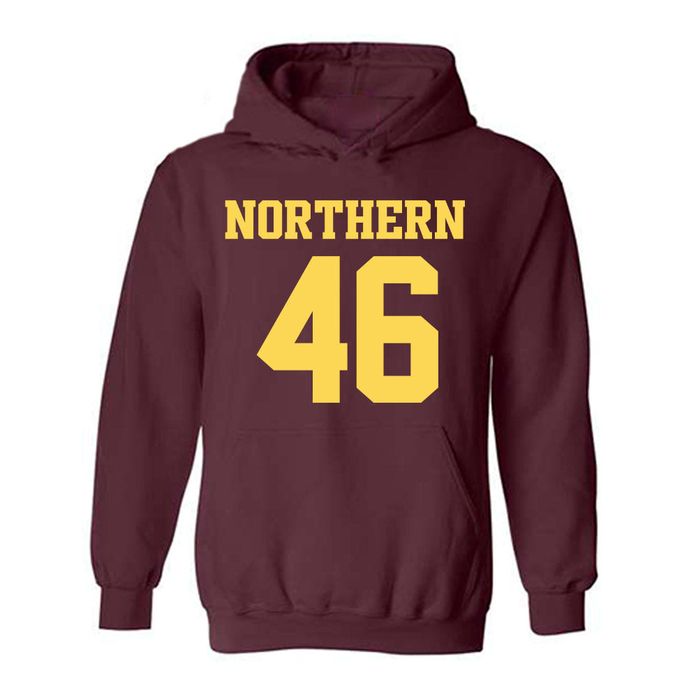 NSU - NCAA Football : Landon Kelley - Replica Shersey Hooded Sweatshirt-0