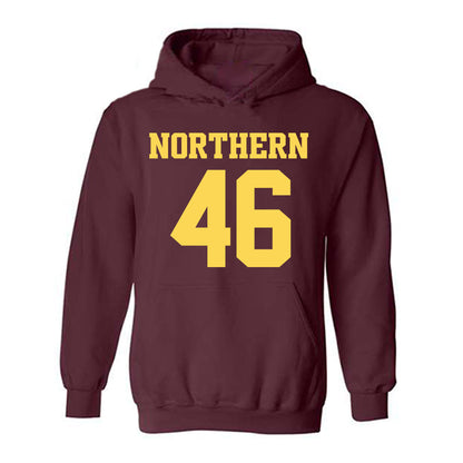 NSU - NCAA Football : Landon Kelley - Replica Shersey Hooded Sweatshirt-0