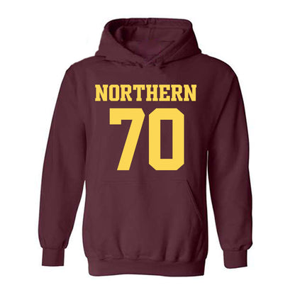 NSU - NCAA Football : Jeffrey Kunzman - Replica Shersey Hooded Sweatshirt-0
