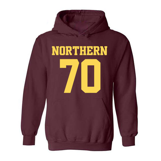 NSU - NCAA Football : Jeffrey Kunzman - Replica Shersey Hooded Sweatshirt-0