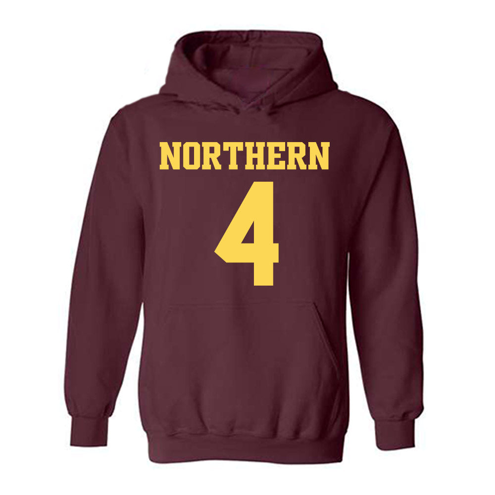 NSU - NCAA Football : Boston Katzer - Replica Shersey Hooded Sweatshirt-0
