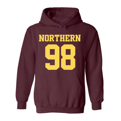 NSU - NCAA Football : Miles Muilenburg - Replica Shersey Hooded Sweatshirt-0
