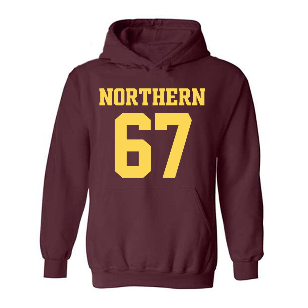 NSU - NCAA Football : Hudson Hodous - Replica Shersey Hooded Sweatshirt