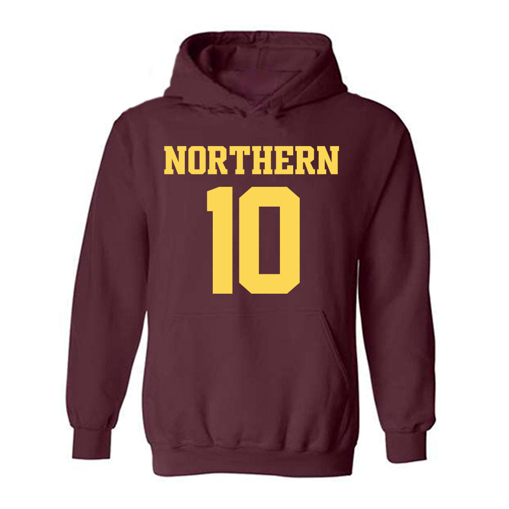 NSU - NCAA Football : Cooper Logan - Replica Shersey Hooded Sweatshirt-0