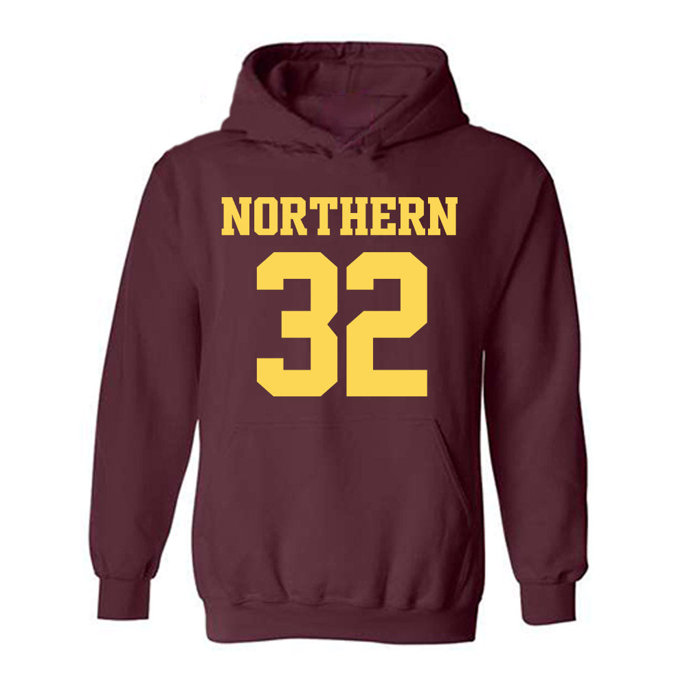 NSU - NCAA Football : Gabe Gutierrez - Replica Shersey Hooded Sweatshirt-0