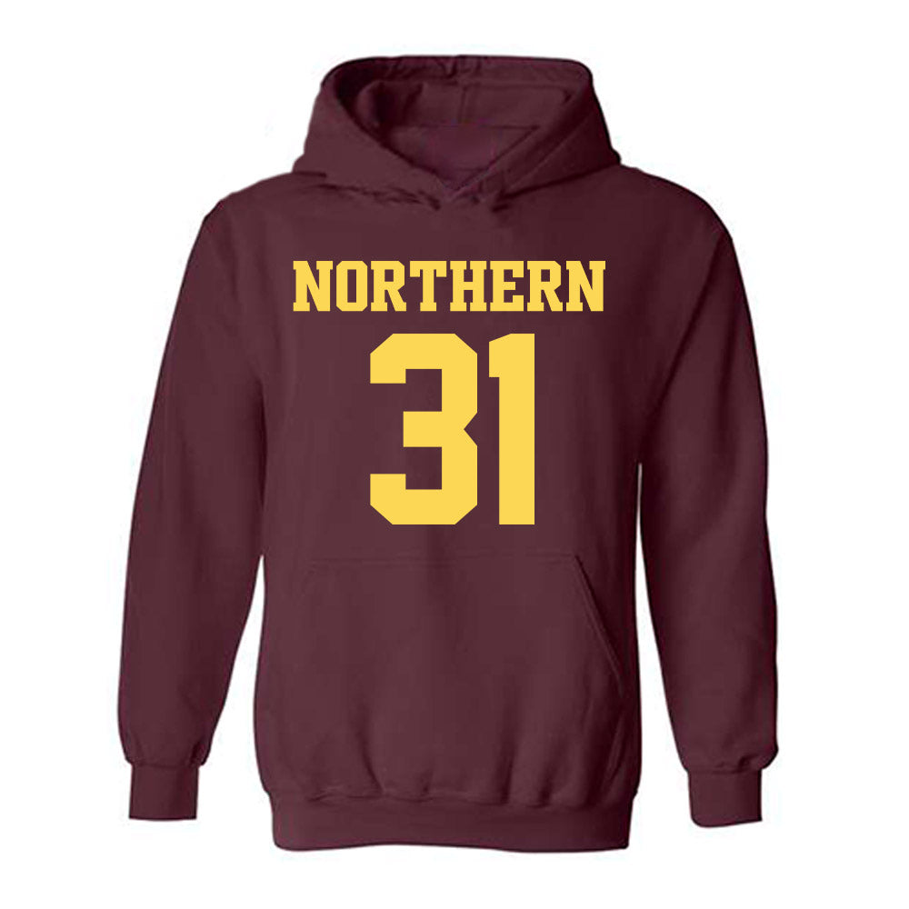 NSU - NCAA Football : Brecken Keoraj - Replica Shersey Hooded Sweatshirt-0