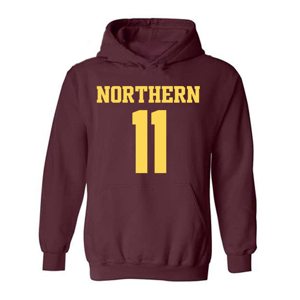 NSU - NCAA Football : Karson Borge - Replica Shersey Hooded Sweatshirt-0