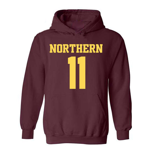 NSU - NCAA Football : Karson Borge - Replica Shersey Hooded Sweatshirt-0