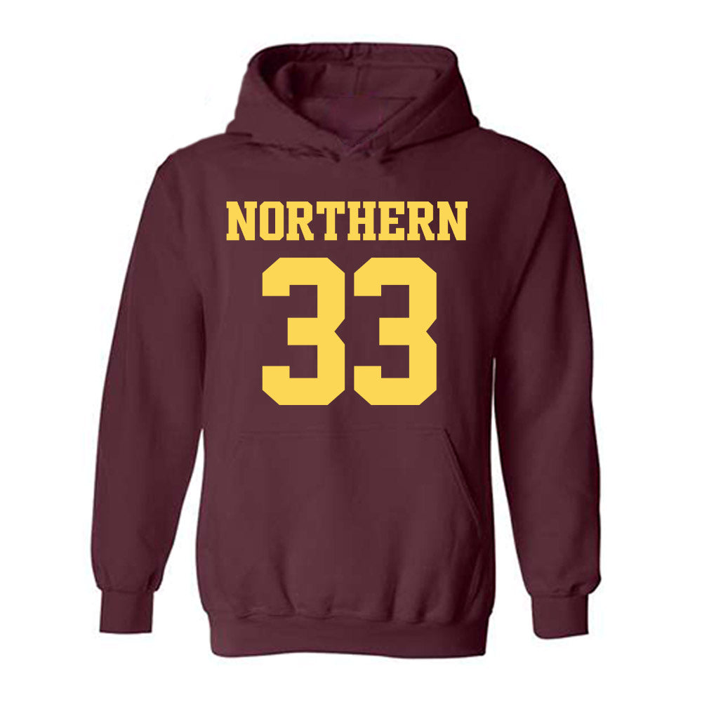 NSU - NCAA Football : Brady Moon - Replica Shersey Hooded Sweatshirt-0