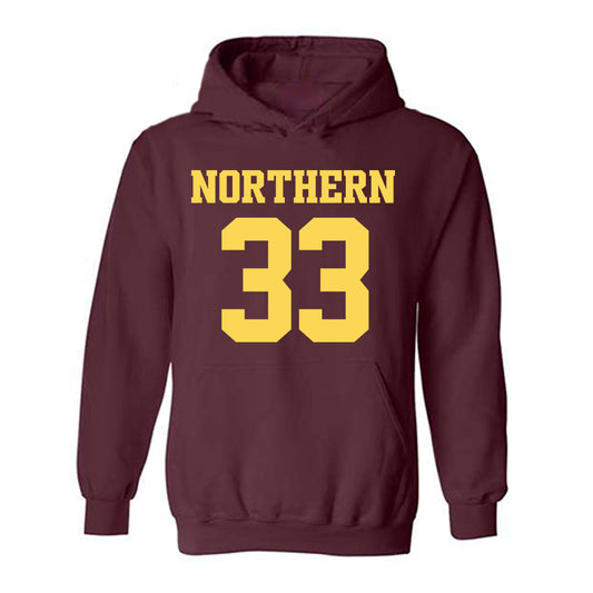 NSU - NCAA Football : Brady Moon - Replica Shersey Hooded Sweatshirt-0