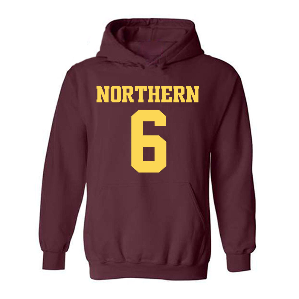 NSU - NCAA Football : Connor Kreger - Replica Shersey Hooded Sweatshirt-0