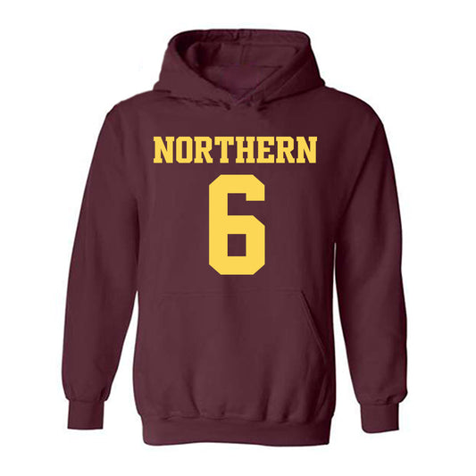 NSU - NCAA Football : Connor Kreger - Replica Shersey Hooded Sweatshirt-0