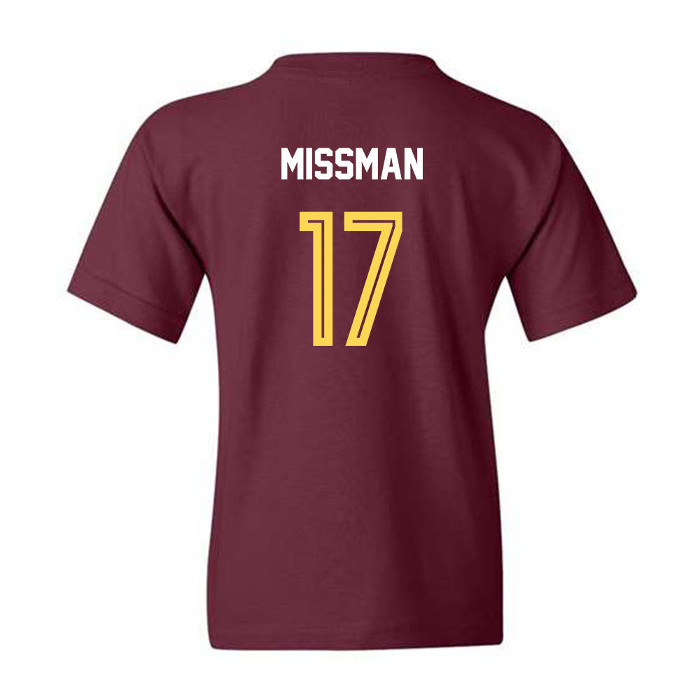 NSU - NCAA Women's Soccer : Abby Missman - Replica Shersey Youth T-Shirt