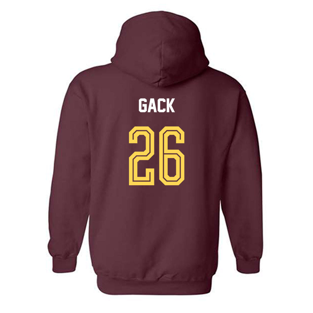 NSU - NCAA Women's Soccer : Kennedi Gack - Replica Shersey Hooded Sweatshirt-1