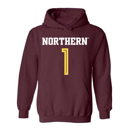 NSU - NCAA Women's Soccer : Ilee Neemeyer - Replica Shersey Hooded Sweatshirt-0