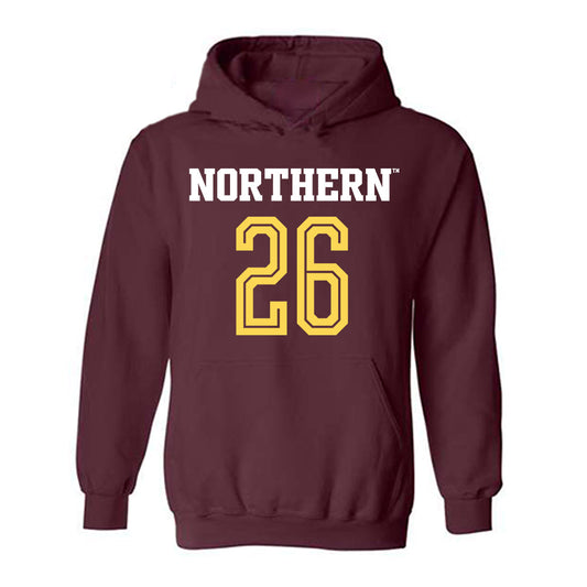 NSU - NCAA Women's Soccer : Kennedi Gack - Replica Shersey Hooded Sweatshirt-0