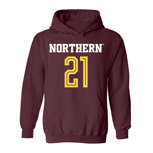 NSU - NCAA Women's Soccer : Alexis Phillips - Replica Shersey Hooded Sweatshirt