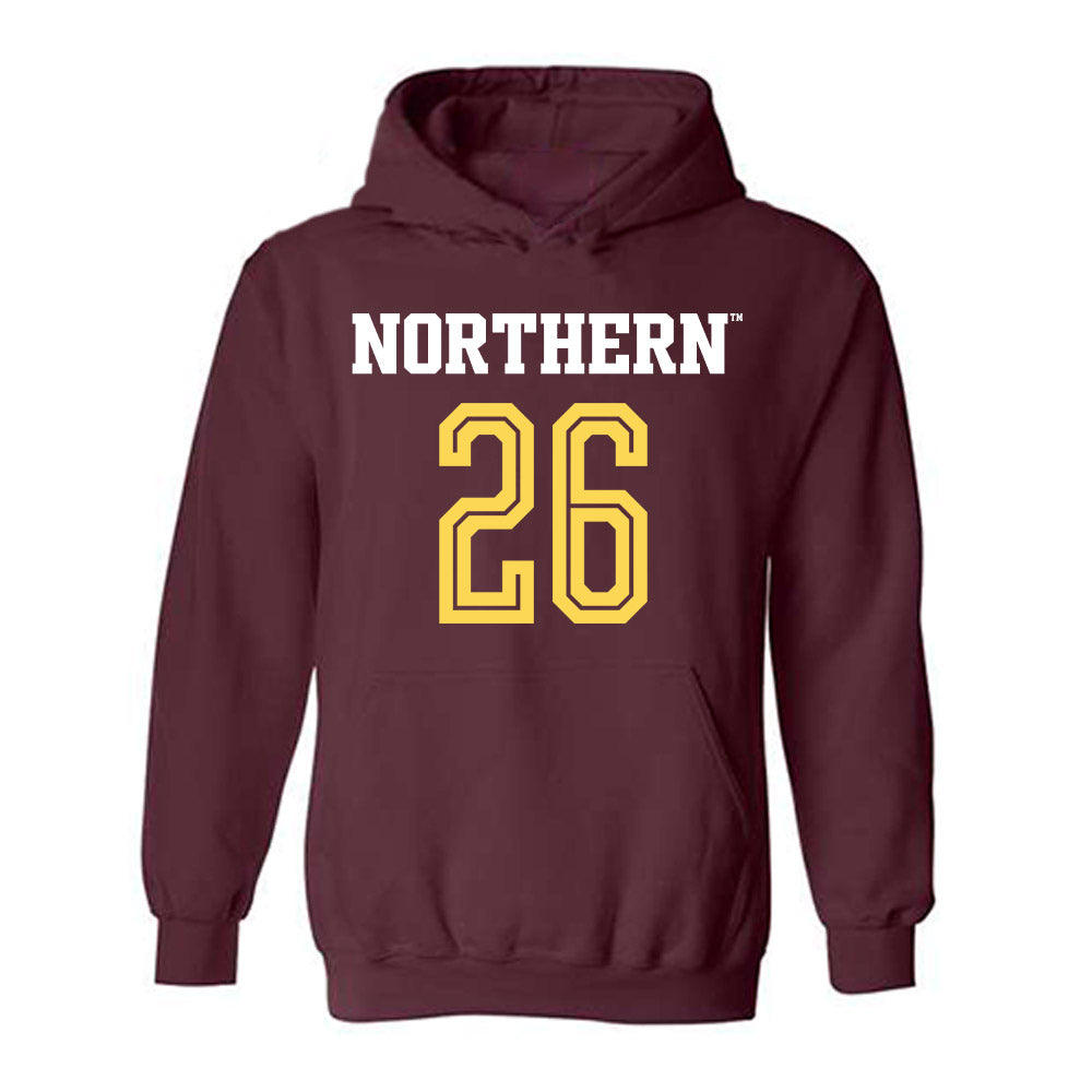 NSU - NCAA Women's Soccer : Kennedi Gack - Replica Shersey Hooded Sweatshirt-0