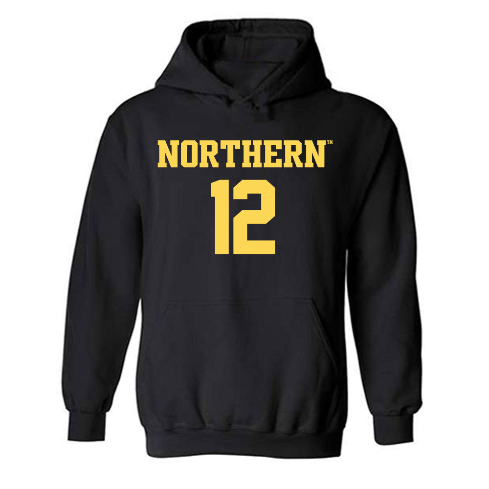 NSU - NCAA Women's Volleyball : Avery Maasdorf - Replica Shersey Hooded Sweatshirt-0