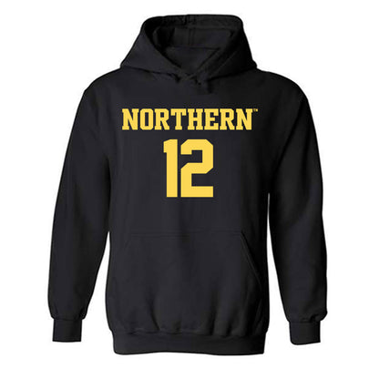 NSU - NCAA Women's Volleyball : Avery Maasdorf - Replica Shersey Hooded Sweatshirt-0