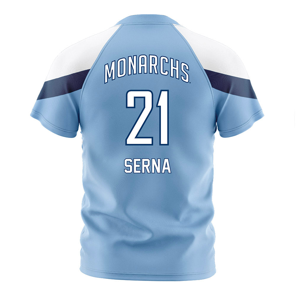 Old Dominion - NCAA Women's Soccer : Mia Serna - Light Blue Soccer Jersey-1