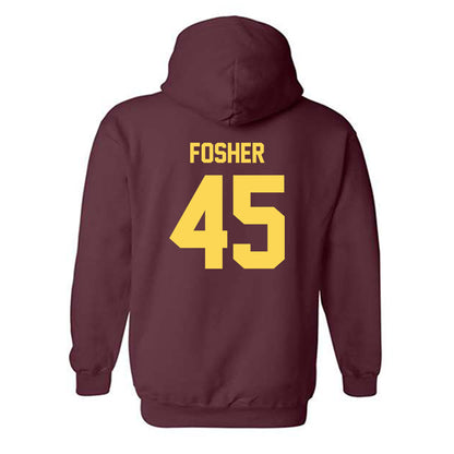 NSU - NCAA Football : Cooper Fosher - Classic Shersey Hooded Sweatshirt-1