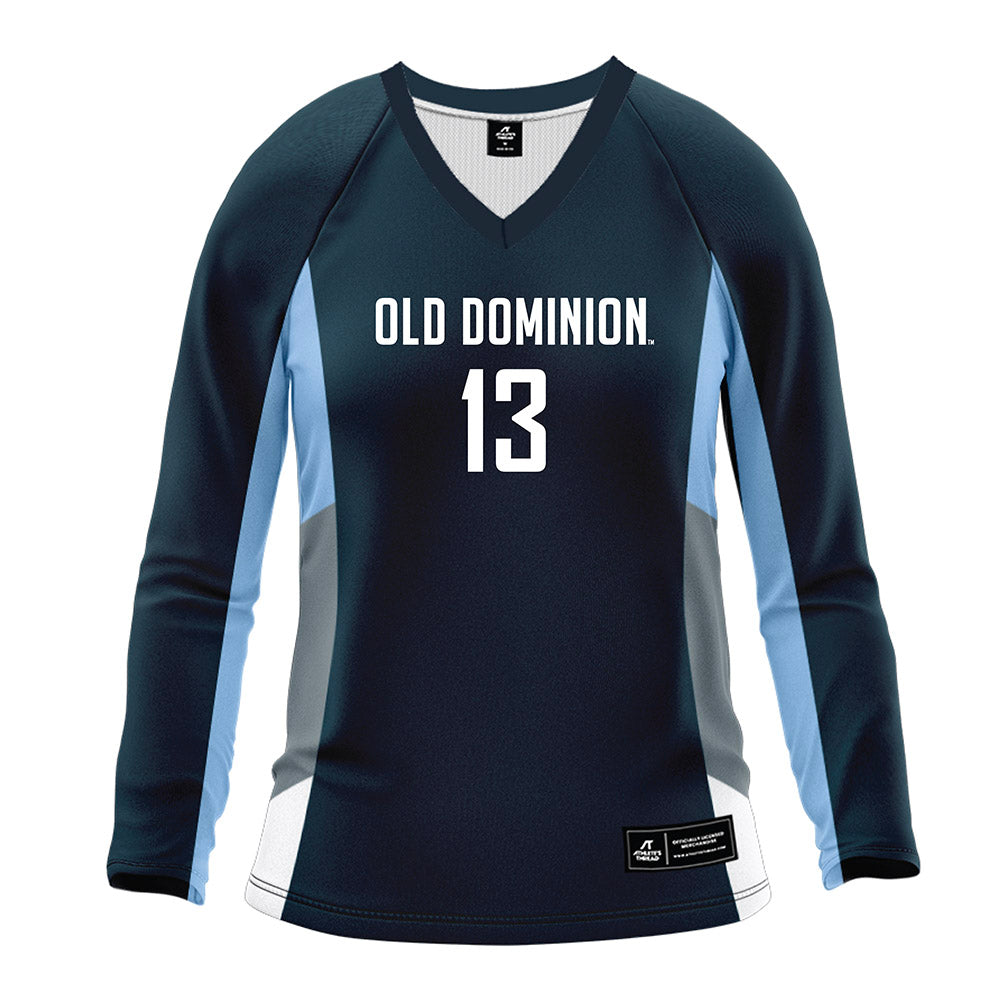 Old Dominion - NCAA Women's Volleyball : Ashlyn Gent - Navy Volleyball Jersey-0