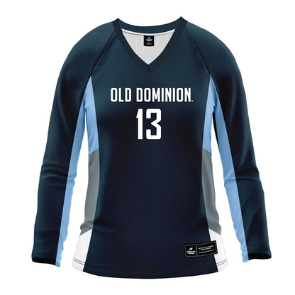 Old Dominion - NCAA Women's Volleyball : Ashlyn Gent - Navy Volleyball Jersey-0