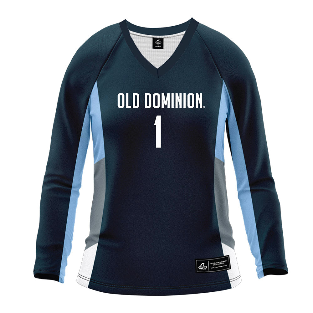 Old Dominion - NCAA Women's Volleyball : Elisa Maggi - Navy Volleyball Jersey-0