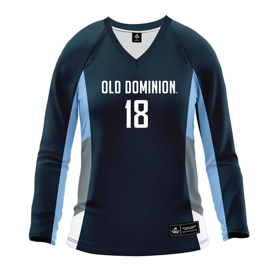 Old Dominion - NCAA Women's Volleyball : Leilani Lawrence - Navy Volleyball Jersey-0
