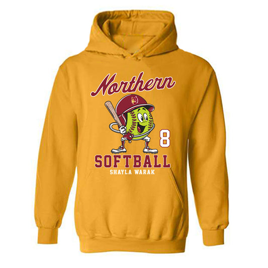 NSU - NCAA Softball : Shayla Warak - Fashion Shersey Hooded Sweatshirt-0