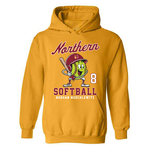 NSU - NCAA Softball : Morgan Merchlewitz - Fashion Shersey Hooded Sweatshirt-0