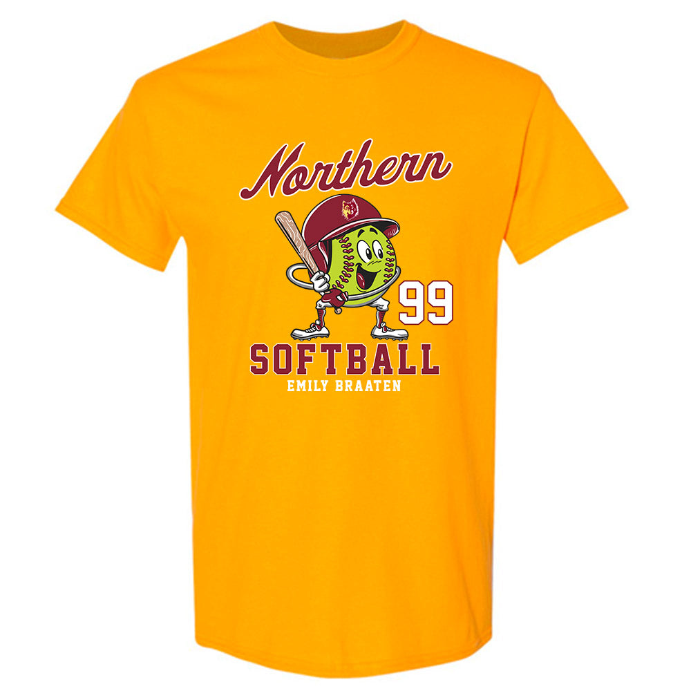 NSU - NCAA Softball : Emily Braaten - Fashion Shersey T-Shirt-0
