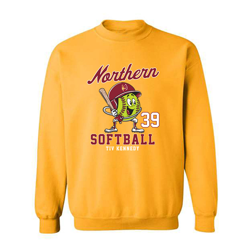 NSU - NCAA Softball : Tiv Kennedy - Fashion Shersey Crewneck Sweatshirt-0