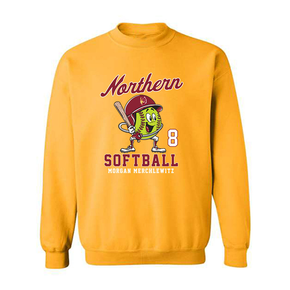 NSU - NCAA Softball : Morgan Merchlewitz - Fashion Shersey Crewneck Sweatshirt-0