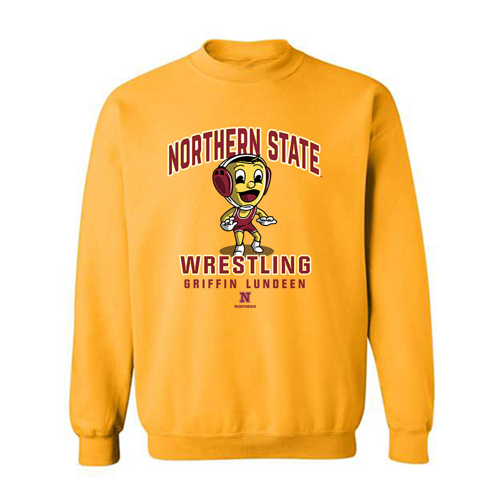 NSU - NCAA Wrestling : Griffin Lundeen - Fashion Shersey Crewneck Sweatshirt-0