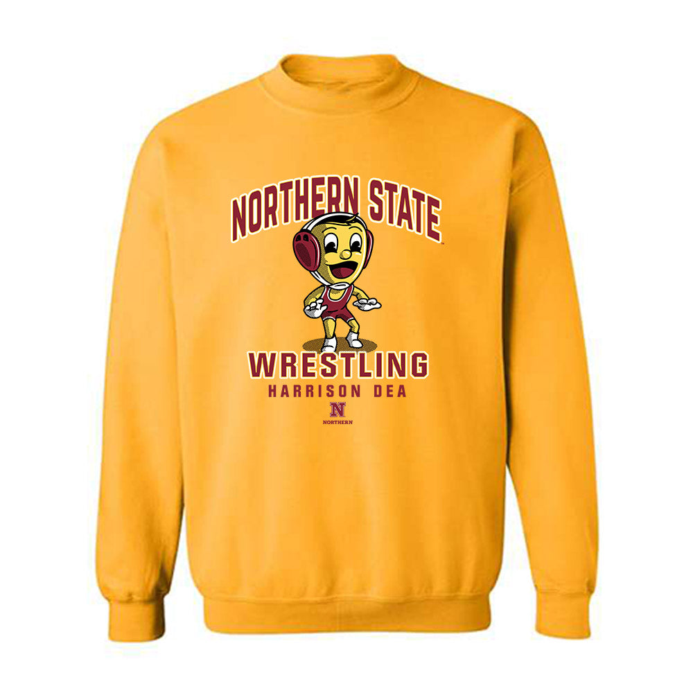 NSU - NCAA Wrestling : Harrison Dea - Fashion Shersey Crewneck Sweatshirt-0