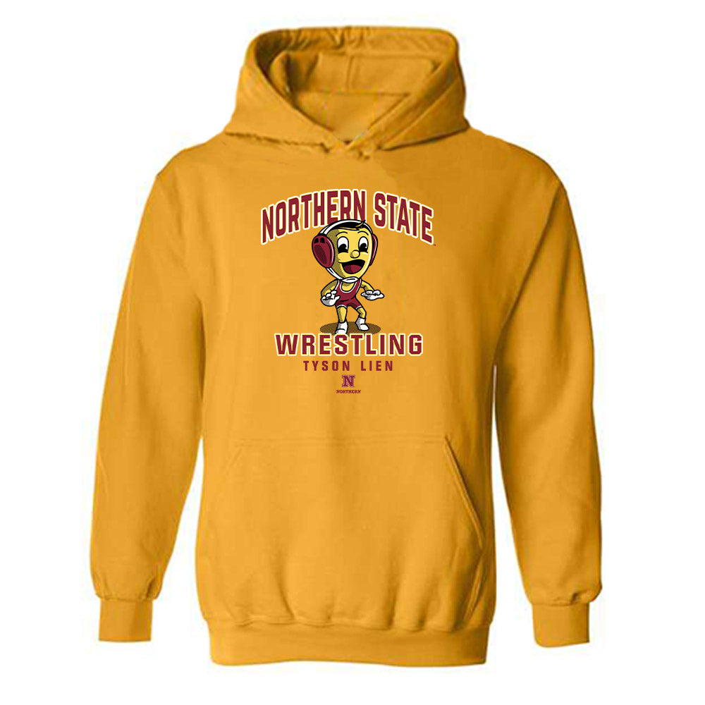NSU - NCAA Wrestling : Tyson Lien - Fashion Shersey Hooded Sweatshirt-0