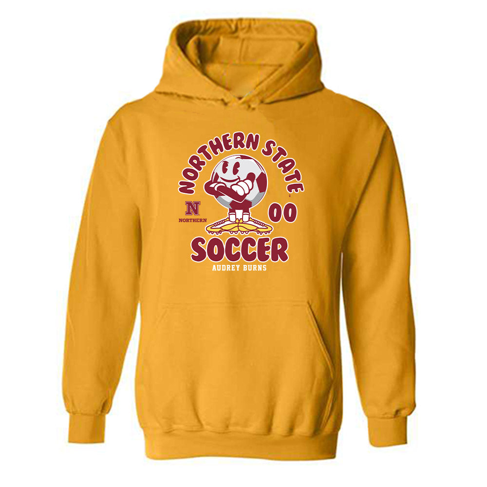 NSU - NCAA Women's Soccer : Audrey Burns - Fashion Shersey Hooded Sweatshirt-0